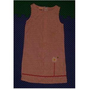 Sweet Potatoes cool cotton seersucker dress, light pink